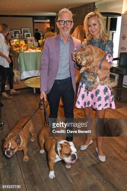 Patrick Cox and Lady Victoria Hervey attend the launch of Rosewood’s Canine Luxury Experience and the Barbour Dogs Loyalty Scheme hosted by Rosewood...