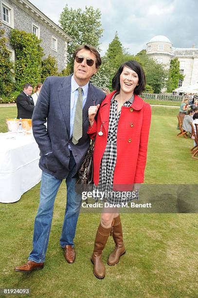 Bryan Ferry and Katie Turner attend the Cartier Style et Luxe Concours at the Goodwood Festival of Speed on July 13, 2008 in Goodwood, England