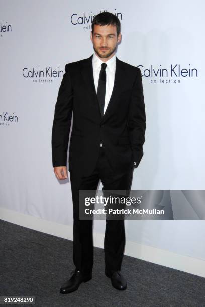 Andy Whitfield attends CALVIN KLEIN COLLECTION & LOS ANGELES NOMADIC DIVISION CELEBRATE L.A. ARTS MONTH & ART LOS ANGELES CONTEMPORARY at Los Angeles...