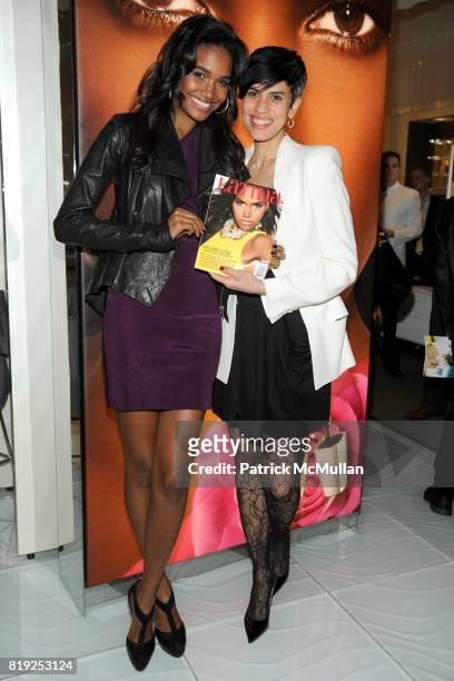 Arlenis Sosa and Mimi Valdes attend LANCOME Party to Celebrate LATINA MAGAZINE's March Cover Star ARLENIS SOSA at The Lancome Boutique on February...
