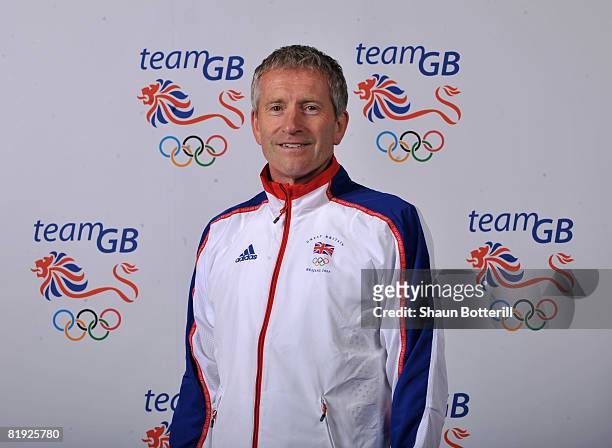 Portrait of Bill Furniss, a member of the Swimming team at the National Exhibition Centre on July 14, 2008 in Birmingham, England.