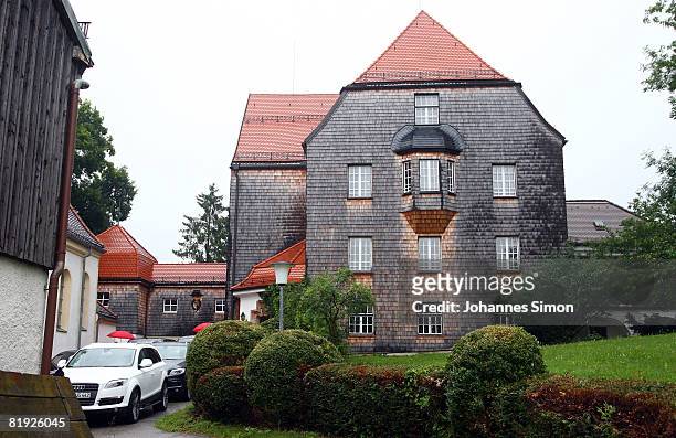 Outside view of Kempfenhausen Castle, seen during the wedding ceremony of Chelsea player Michael Ballack on July 14, 2008 in Berg near Starnberg,...