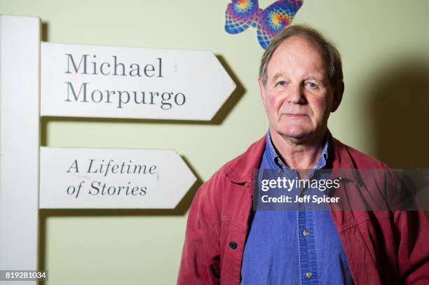 Author Michael Morpurgo opens a new free entry London exhibition showcasing the characters from his various books at V&A Museum Of Childhood on July...