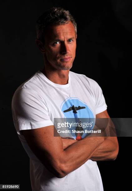 Portrait of Mark Foster, a member of the Swimming team at the National Exhibition Centre on July 14, 2008 in Birmingham, England.