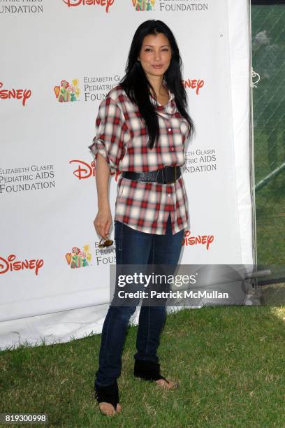 Kelly Hu attends 21st ANNUAL A TIME FOR HEROES CELEBRITY PICNIC SPONSORED BY DISNEY TO BENEFIT THE ELIZABETH GLASER PEDIATRIC AIDS FOUNDATION at...