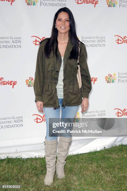 Olivia Munn attends 21st ANNUAL A TIME FOR HEROES CELEBRITY PICNIC SPONSORED BY DISNEY TO BENEFIT THE ELIZABETH GLASER PEDIATRIC AIDS FOUNDATION at...