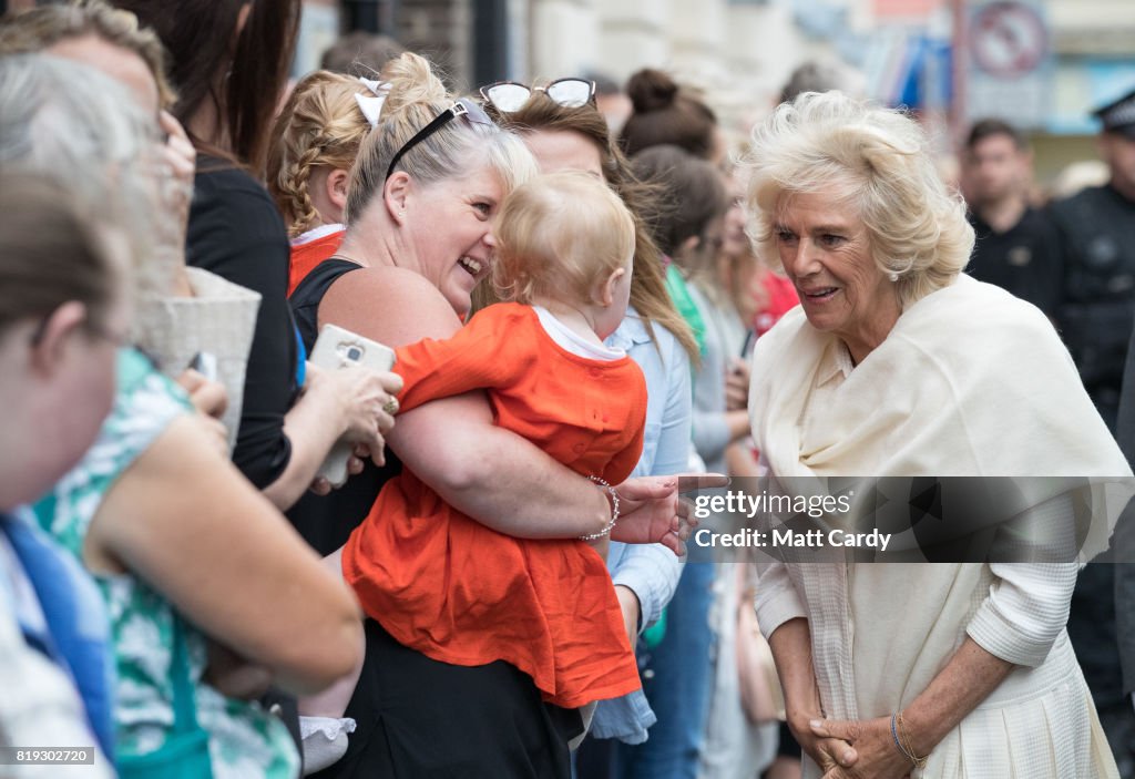 The Prince Of Wales And Duchess Of Cornwall Visit Devon And Cornwall - Day 2