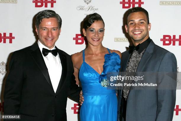 Vin Cipolla, Vanessa Valecillos and Nicholas Villeneuve attend BALLET HISPANICO'S 40th Anniversary Spring Gala at the Plaza Hotel on April 19th, 2010...