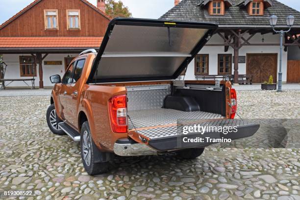 cargo bed in pick-up - pick up truck back stock pictures, royalty-free photos & images