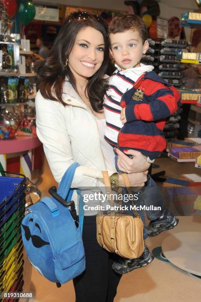 Kimberly Guilfoyle and Ronan Villency attend DYLAN'S CANDY BAR hosts "Sweet Adoptions" for The ASPCA at Dylan's Candy Bar on April 24, 2010 in New...