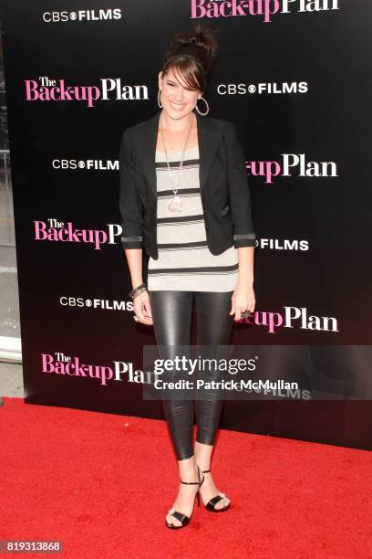 Tiffany Michelle attends The Back-up Plan World Premiere at Mann Village on April 21, 2010 in Westwood, California.