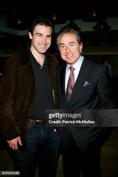 Sean Stone and Bruce Lipnick attend KATE KINGSLEY Young Loaded and Fabulous Book Party at SoHo House on April 5, 2010 in New York City.