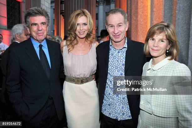 Tom Freston, Kathy Freston, John McEnroe and Anna Scott Carter attend VANITY FAIR TRIBECA FILM FESTIVAL Opening Night Dinner Hosted by ROBERT DE...