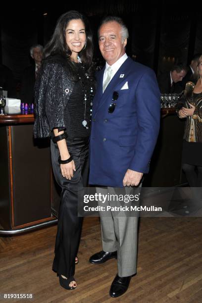 Dayssi Olarte de Kanavos and Tony Sirico at HBO Films NYC Premiere After-Party for "YOU DON'T KNOW JACK" at The Four Seasons Restaurant on April 14,...