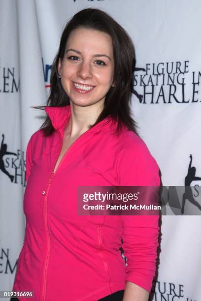 Sarah Hughes attends The 2010 SKATING WITH THE STARS: A Benefit Gala for FIGURE SKATING IN HARLEM at Wollman Rink on April 5, 2010 in New York City.