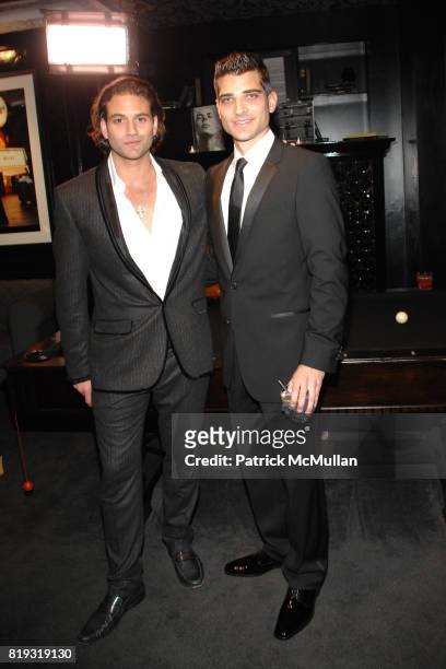 Alexander Purcell and Eric London attend The Supper Club Los Angeles Launches its Black Card & The Opening of Trousdale’s Private Room at Hollywood...