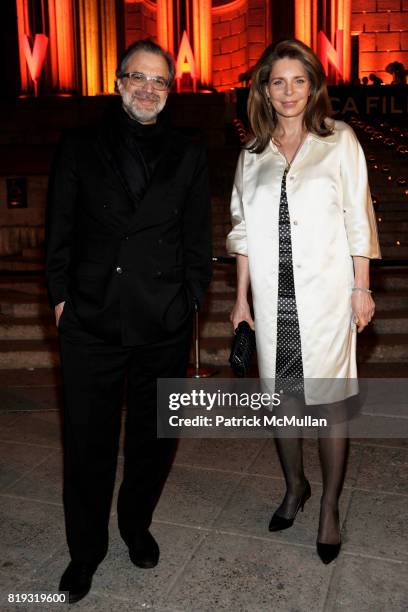 Clifford Ross and Queen Noor of Jordan attend VANITY FAIR TRIBECA FILM FESTIVAL Opening Night Dinner Hosted by ROBERT DE NIRO, GRAYDON CARTER and...