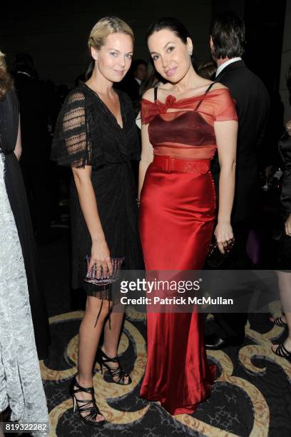 Lauren Dupont and Fabiola Beracasa attend NEW YORKERS FOR CHILDREN Spring Dinner Dance Presented by AKRIS at The Mandarin Oriental on April 8, 2010...