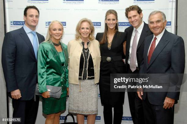 Gordon Winston, Barbara Winston, Michele Wolkoff, Stephanie Winston Wolkoff, David Wolkoff and Jerry Wolkoff attend 56th Annual "SPIRIT OF...