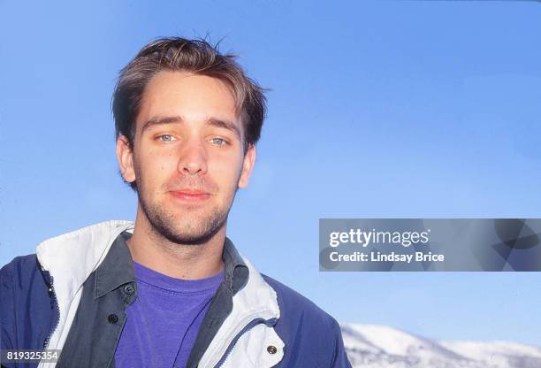 Trey Parker pauses for a portrait at the Sundance Film Festival in January 1994 in Park City, Utah.