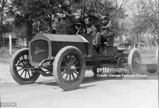 26th November 1908: Len Zengle in his Acme racecar, at the Savannah Auto Club Stock Car race, 26th November 1908, Georgia, United States. He retired...