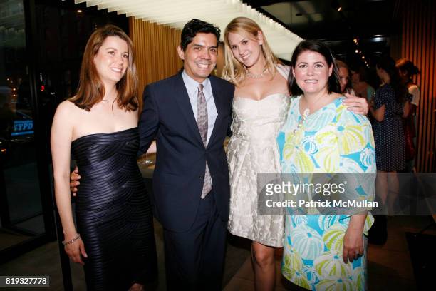 Denise McEvilly, James Krespo, Francesca Madeo and Mary Beth Adelson attend Madison Avenue PLATINUM JEWELS IN BLOOM Benefitting CENTRAL PARK...