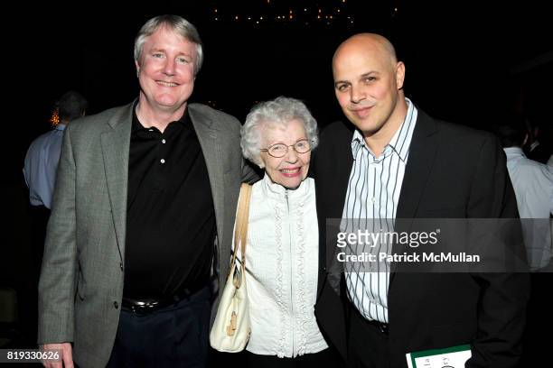 David Gundlach, Margie Swift and Joey Rappa attend "WATER & WALL" Restaurant Hosts Tribeca Film Festival Screening of "GET LOW" at Water & Wall on...
