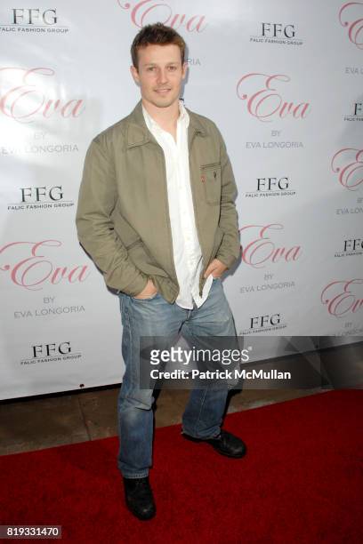 Will Estes attends Eva Longoria Fragrance Launch Event at Beso on April 27, 2010 in Hollywood, California.