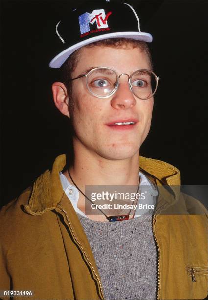 Matt Stone makes goofy face for a portrait at Sundance Film Festival in January 1994 in Park City, Utah.