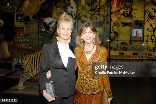 Siri Hustvedt and Norris Church Mailer attend 2010 PEN Literary Gala at American Museum of Natural History on April 27, 2010 in New York City.