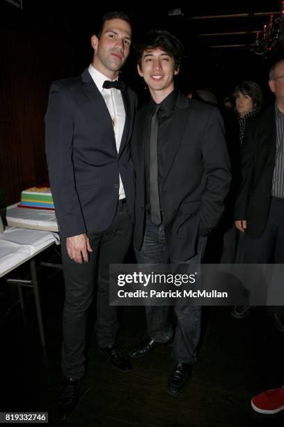 Michael McCain and Daniel John attend Farewell to UGLY BETTY at Room Service on April 1, 2010 in New York.