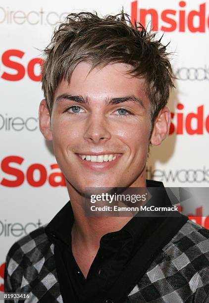 Kieran Richardson attends the launch party of The 2008 Inside Soap Awards at Great John Street Hotel on July 14, 2008 in Manchester, England.