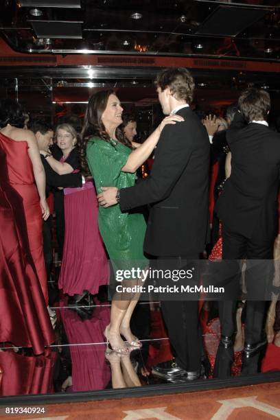 Brooke Shields and Charles Askegard attend Alison Mazzolaís Birthday Party hosted by George Farias and Anne and Jay McInerney at Doubles on April...