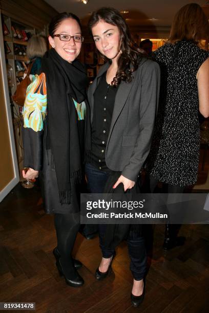 Melissa Goldfischer and Amy Rosenthal attend BERGDORF GOODMAN, ELLE DECOR and WOMEN IN NEED celebrate the publication of MONICA RICH KOSANN's book...