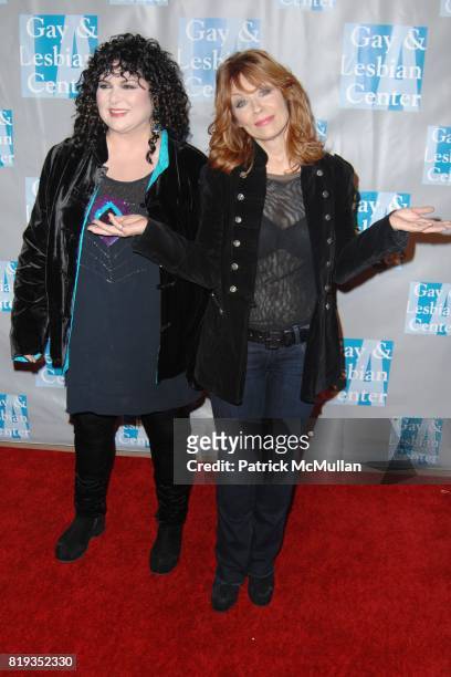 Ann Wilson and Nancy Wilson attend L.A. Gay & Lesbian Center's "An Evening With Women" at Beverly Hilton Hotel on May 1, 2010 in Beverly Hills, CA.