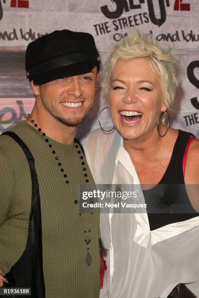 Brian Friedman and Mia Michaels attend the Step Up 2 The Streets DVD Release Party at the Avalon on July 14, 2008 in Los Angeles, California.