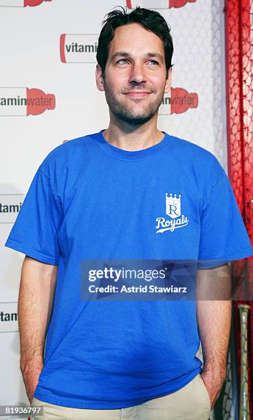 Actor Paul Rudd attends Vitaminwater's MLB All-Star week celebration at Hudson Terrace on July 14, 2008 in New York City.