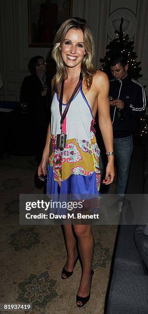 Charlie Webster attends the BT Total Broadband Launch Party at the In and Out, St James's Square on July 14, 2008 in London, England.