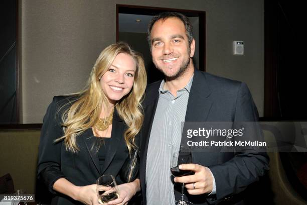 Eloise Mumford and Michael Sugar attend "WATER & WALL" Restaurant Hosts Tribeca Film Festival Screening of "GET LOW" at Water & Wall on April 27,...