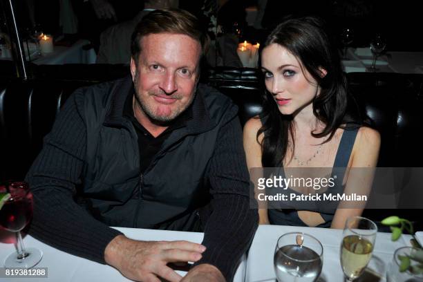 Ron Burkle and Natasha Prince attend LARRY GAGOSIAN hosts a Private Dinner for the ANDREAS GURSKY Opening Exhibition at GAGOSIAN GALLERY at Mr. Chow...