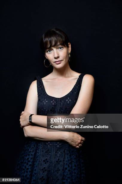 Actress Cristiana Capotondi poses for a portrait session during Giffoni Film Festival on July 19, 2017 in Giffoni Valle Piana, Italy.