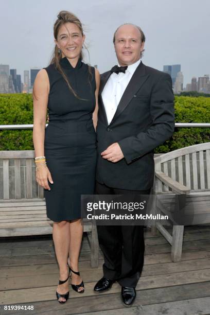 Vanessa Von Bismarck and Maximillian Weiner attend HAUT BRION 75th Anniversary at The Metropolitan Museum of Art on July 12, 2010 in New York City.