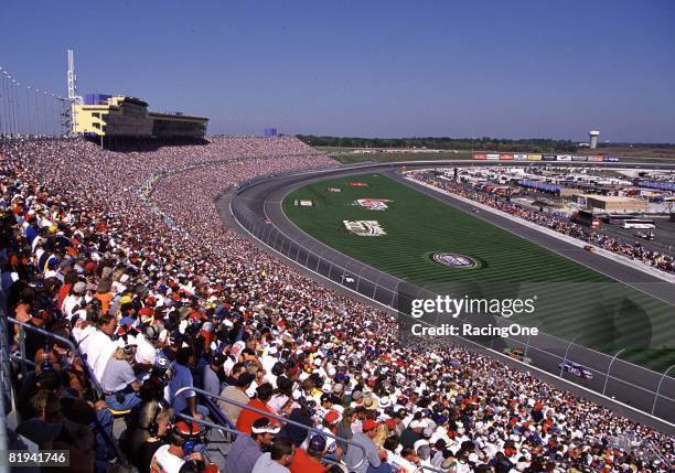 In May 2000, NASCAR and IRL announce they will bring events to the new speedway in its inaugural 2001 season. June 2 was opening day.