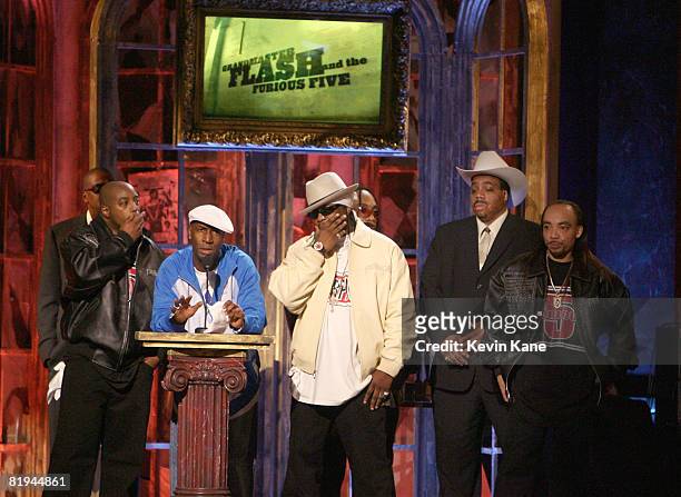 Grandmaster Flash and The Furious Five, inductees
