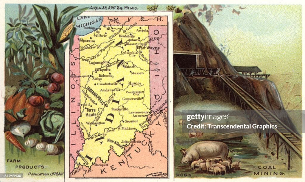 Indiana Trade Card