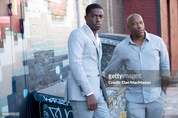 Film producer/director John Singleton and actor Damson Idris are photographed for USA Today on June 26, 2017 in Los Angeles, California. PUBLISHED...