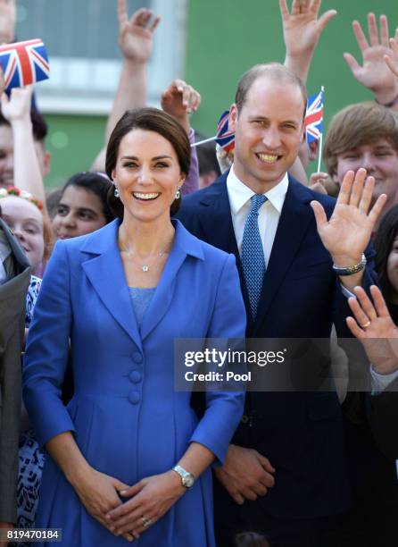 Prince William, Duke of Cambridge and Catherine, Duchess of Cambridge visit Strassenkinder, a charity which supports young people from disadvantaged...