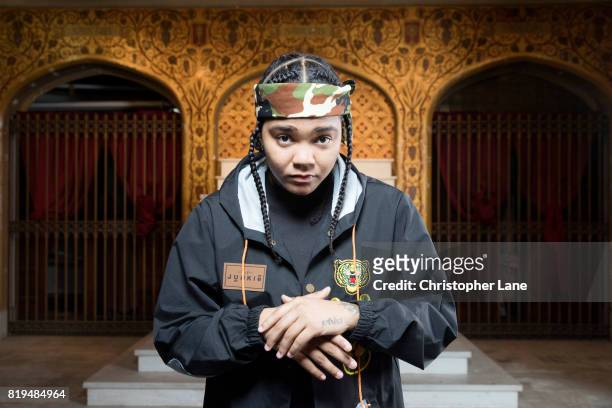 Rapper Young M.A is photographed for The Guardian Newspaper on May 12, 2017 in Yonkers, New York. PUBLISHED IMAGE.