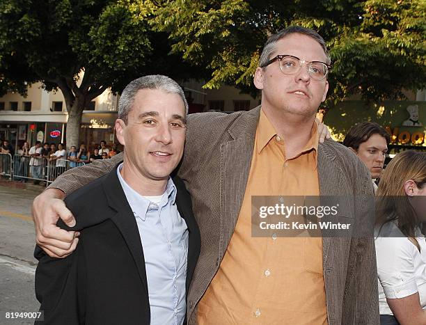 Columbia's Matt Tolmach and director Adam McKay arrive at the premiere of Sony Picture's "Step Brothers" at the Village Theater on July 15, 2008 in...