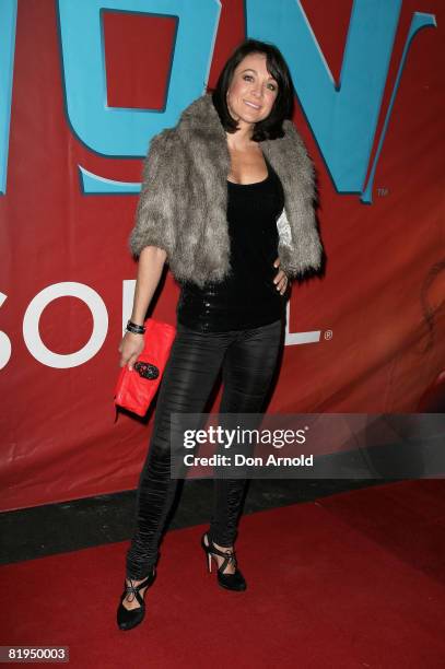 Michelle Bridges attends the Australian Premiere of Cirque du Soleil's `Dralion' in the Entertainment Quarter on July 16, 2008 in Sydney, Australia.